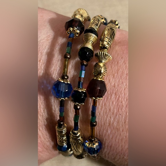 FELICIA Signed, Multilayer Mutlicolor Wrap Bracelet - Picture 3 of 4